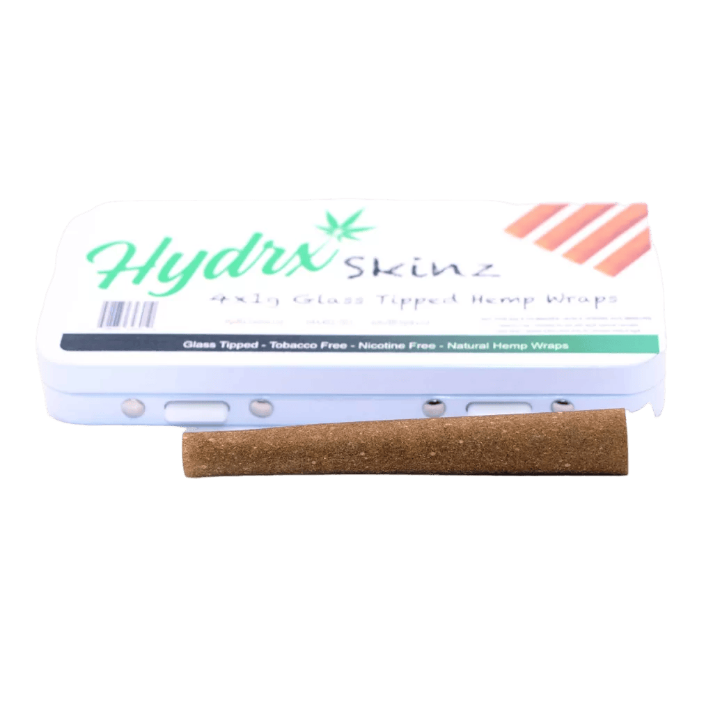 HydRX - 4 x 1g Glass tipped Hemp Wraps