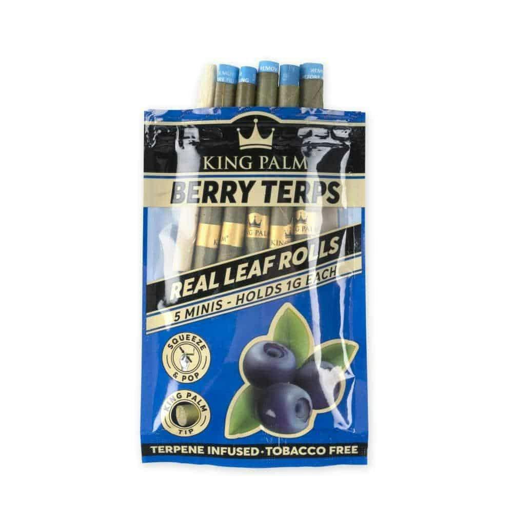 king Palm Mini Cones -Berry terps - 5 per Pk