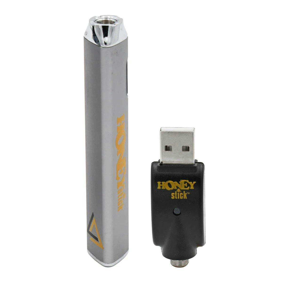 HoneyStick Trigon Triangle 500mAh Variable Voltage Battery - Silver