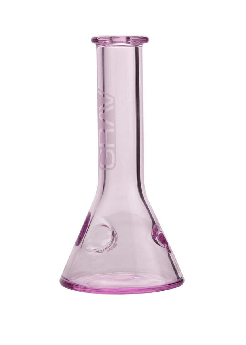 4" Beaker Spoon Hand Pipe by GRAV - Pink