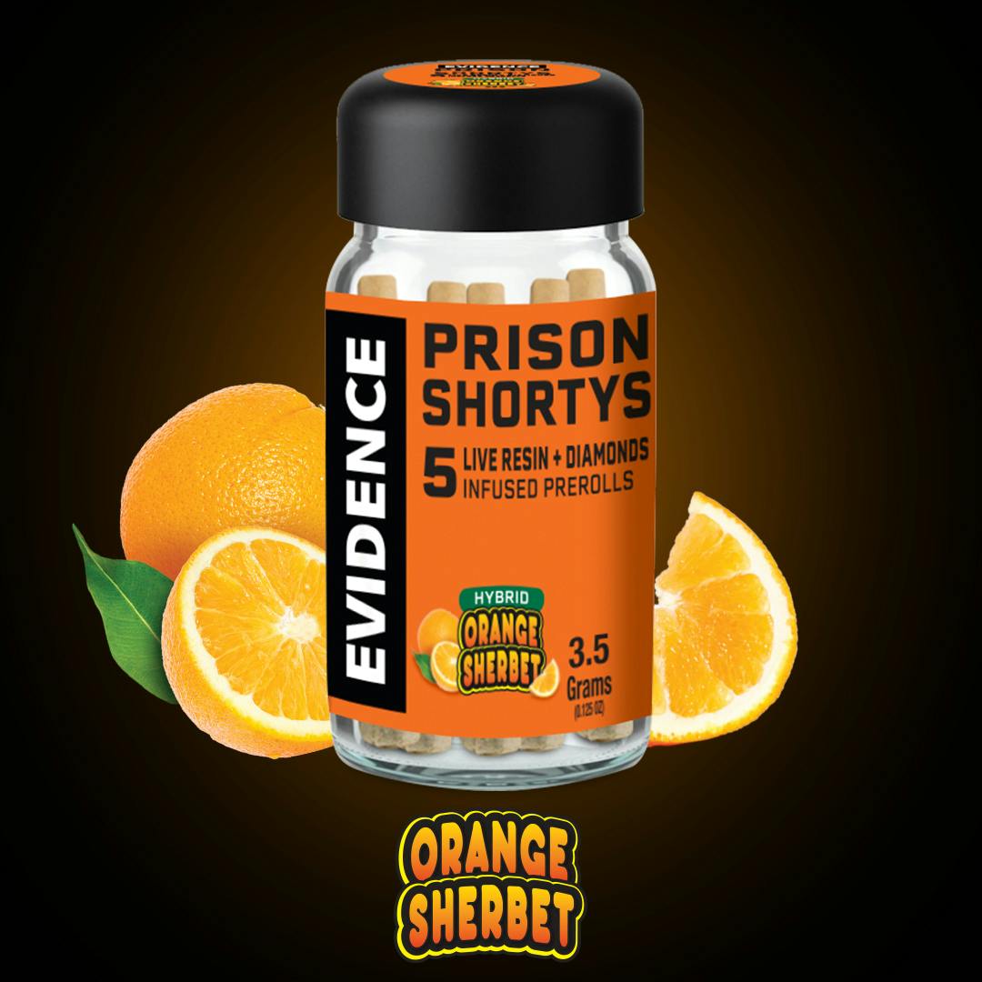 PRISON SHORTYS -: Orange Sherbet E4