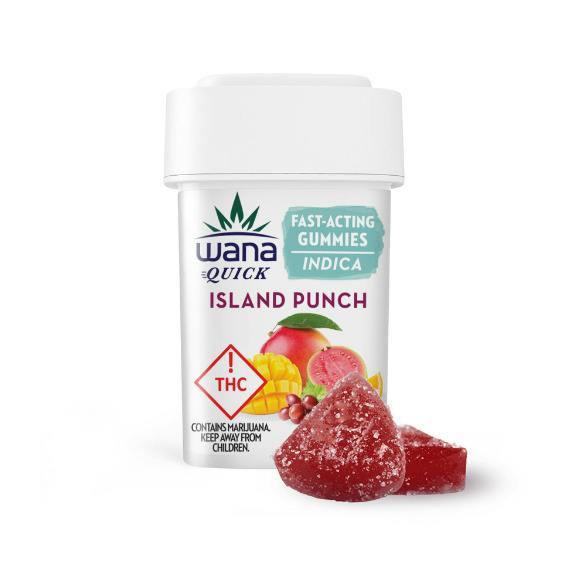 Wana | Island Punch Indica | 10mg Quick Chews (10pk)