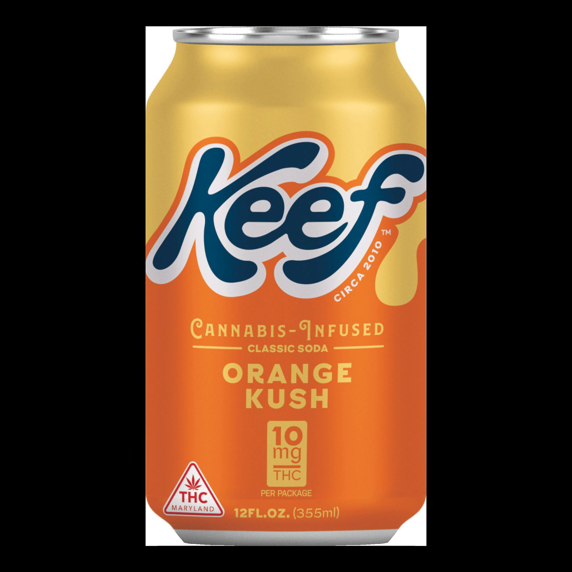 Keef Cannabis | Orange Kush | Infused Soda at Jenny's Dispensary