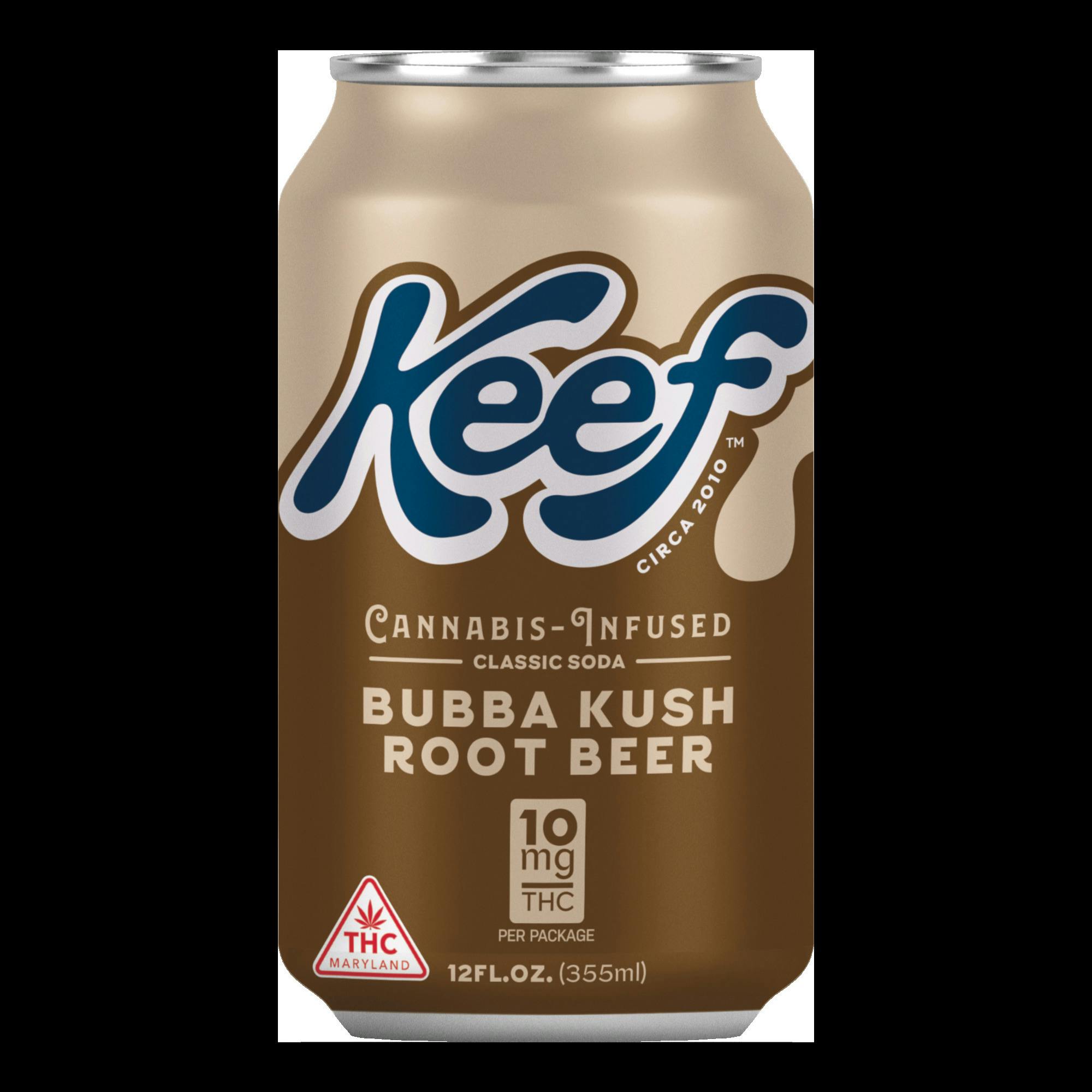 Keef Cannabis | Bubba Kush Root Beer | Infused Soda at Jenny's Dispensary