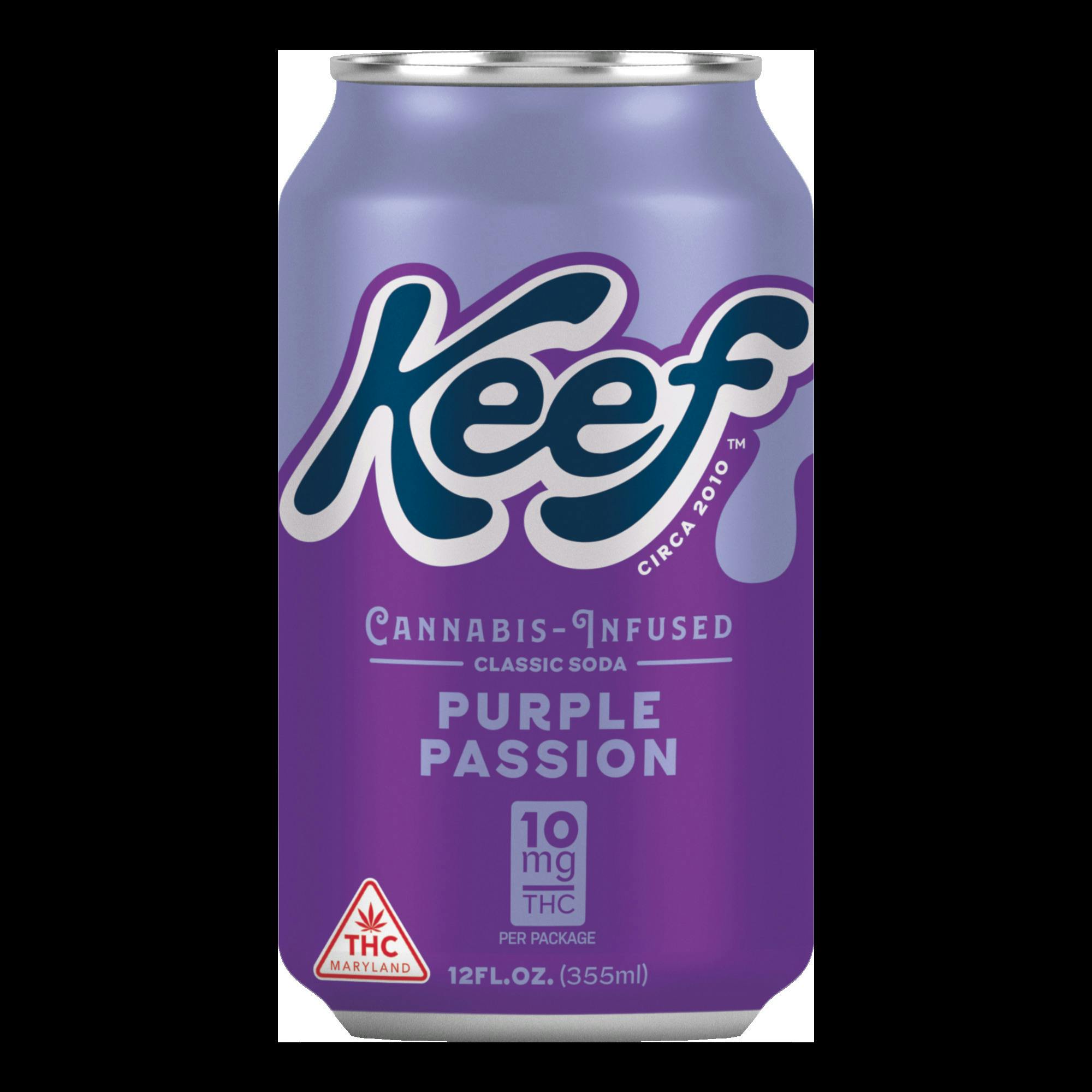 Keef Cannabis | Purple Passion | Infused Soda