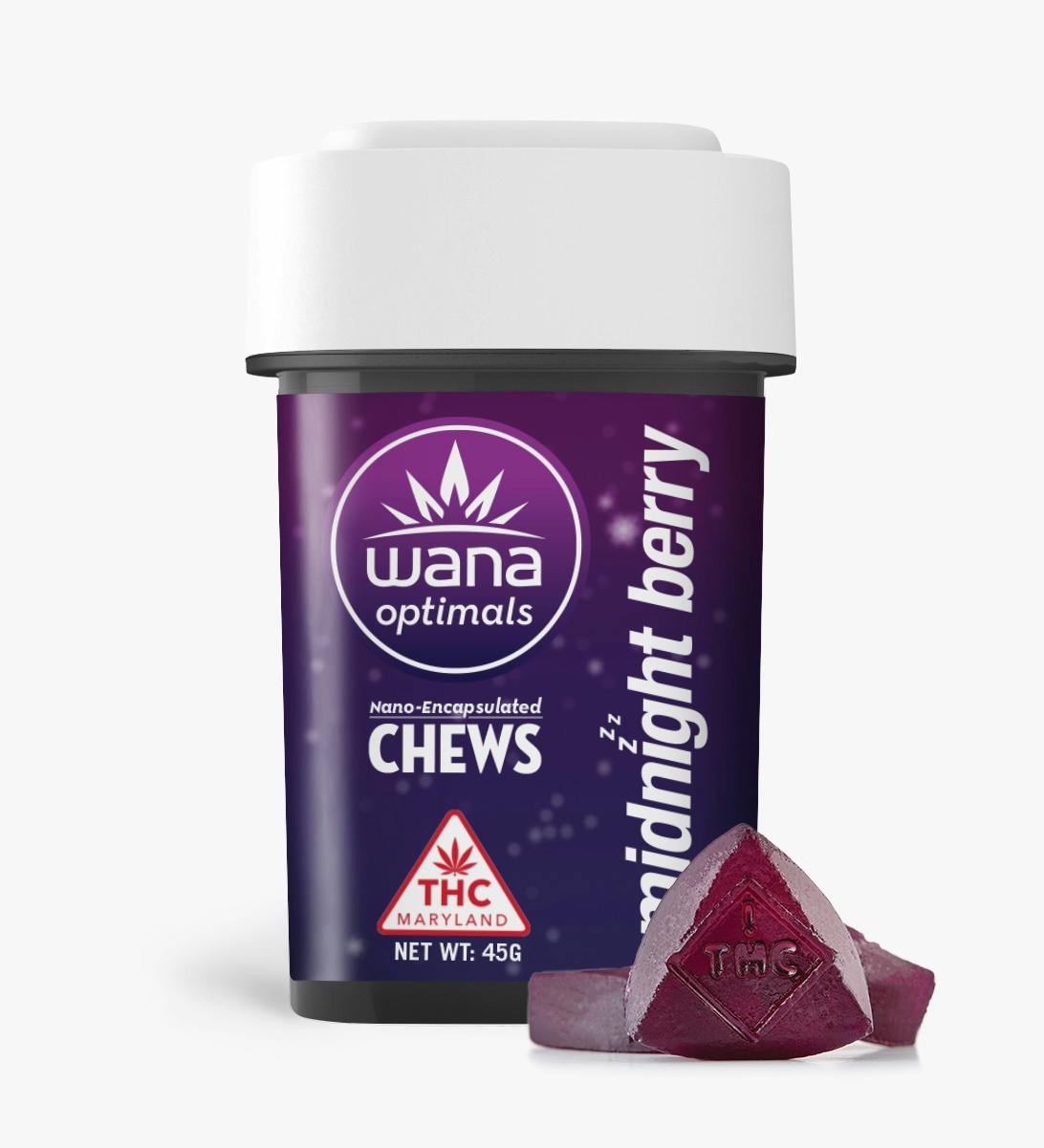Wana | Dream Berry Quick | 10mg:CBD 2mg:THC +CBG:CBN (10pk) Mirco Dose
