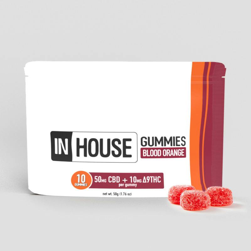 In House | Blood Orange 5:1 CBD:THC | 10mg Gummies (10pk)