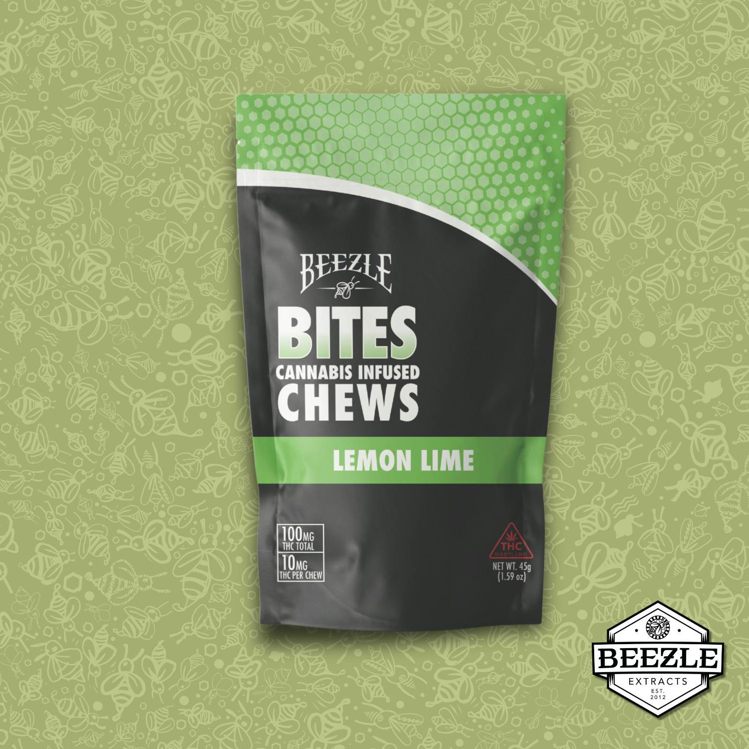 Beezle Bites | Lemon Lime | 100mg (10pk)