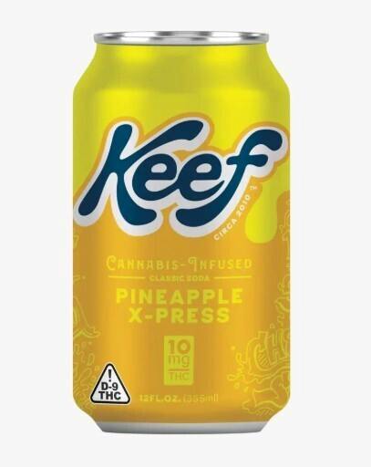 Keef Cannabis | Pineapple X-press | Infused Soda at Jenny's Dispensary