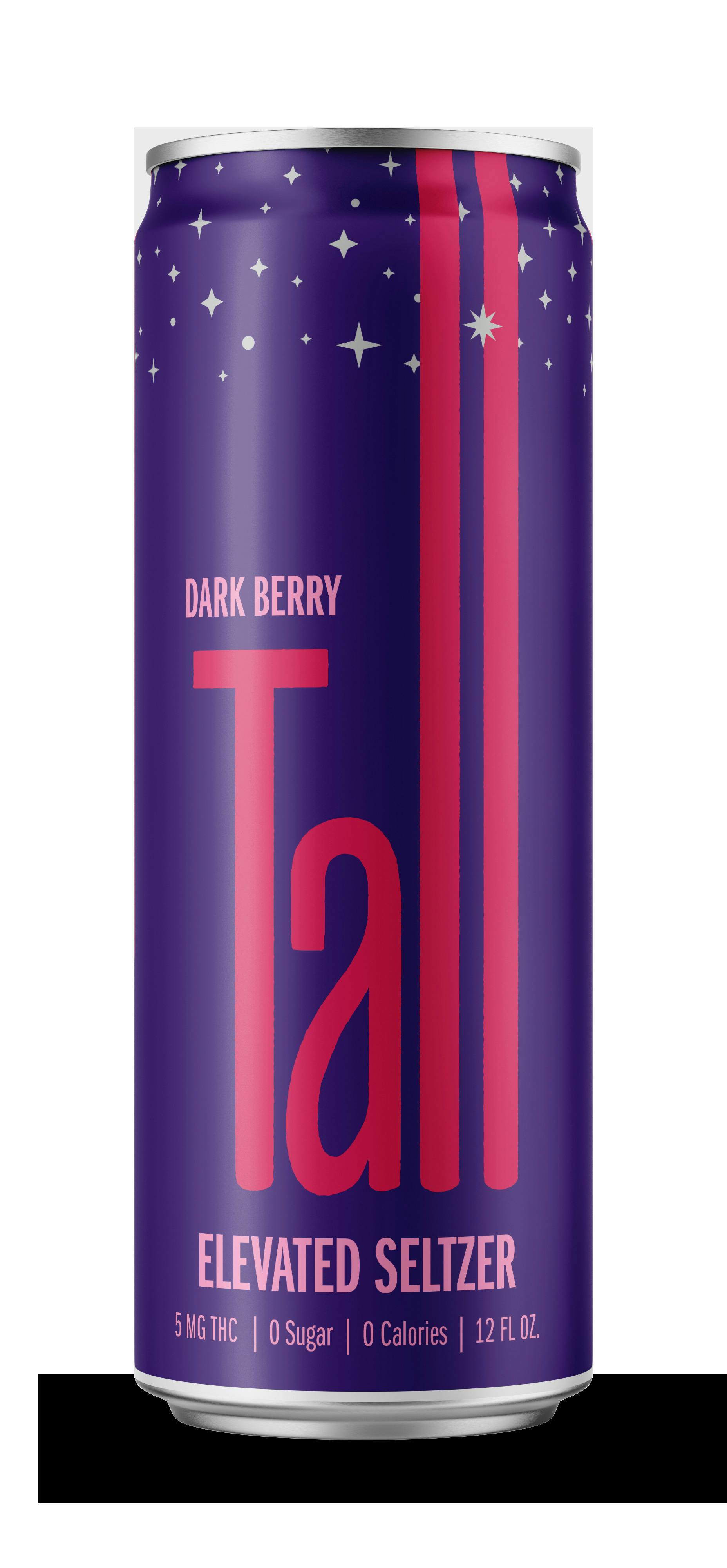 Tall | Dark Berry | Infused Seltzer 5MG at Nirvana Cannabis - Rosedale