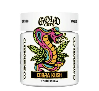 Claybourne | Cobra Kush (3.5g) -|Gold Cuts Large buds