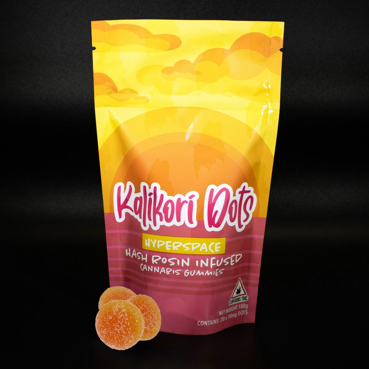 Peach Hyperspace Dots