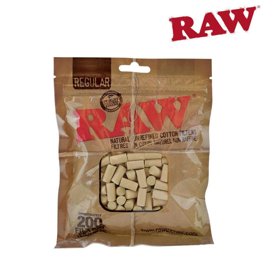 RAW | Cotton Filters | 200-Pack