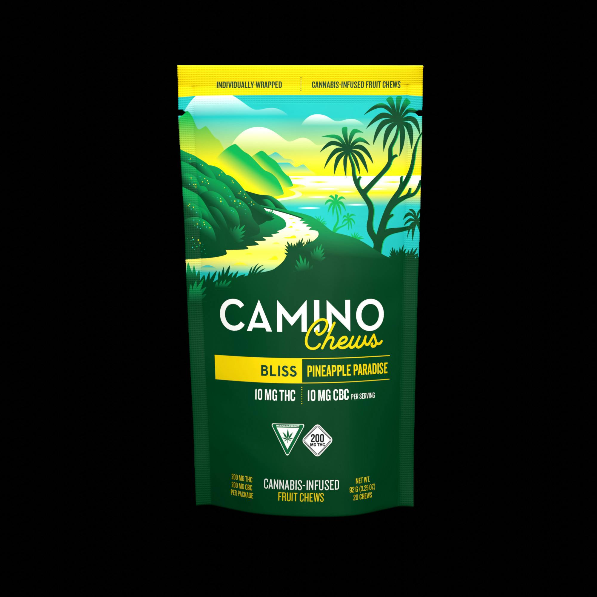 Camino | Pineapple Paradise Chews | 1:1 THC:CBC