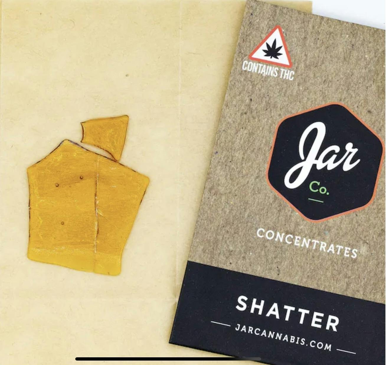 JAR - Silver Kush - Shatter at Brothers Cannabis