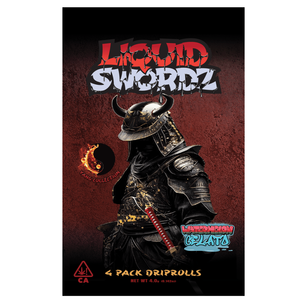 Liquid Swordz - Watermelon Gelato - 4G - Infused Pre Roll Pack