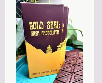 Gold Seal Hash Chocolate - Dark Chocolate - 200mg