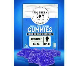 250mg Blueberry Sativa Hash Gummy PK (10 Pieces)