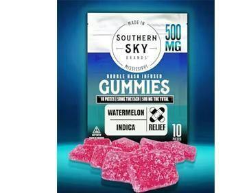 500mg Watermelon Indica Hash Gummy PK (10 pieces)