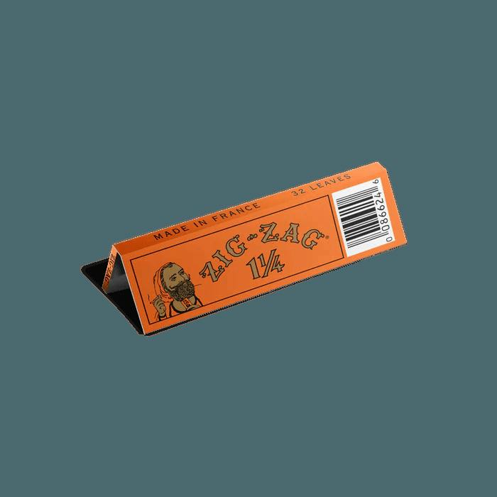 Zig Zag French Orange Slow Burning Papers 1 1/4"