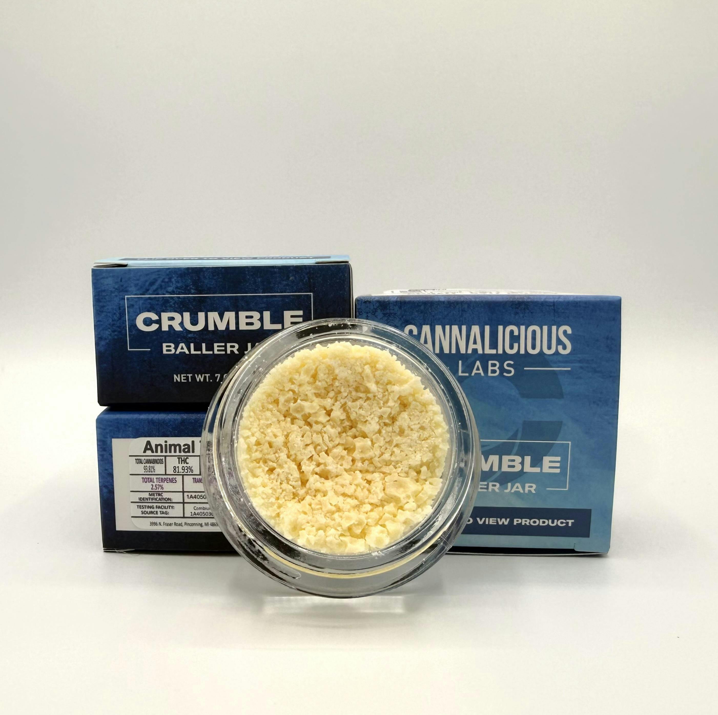 Cannalicious Crumble Baller Jar Hybrid Pink Panther