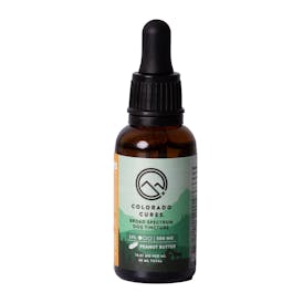 CBD 500mg Broad Spectrum Dog Tincture Peanut Butter 30mL