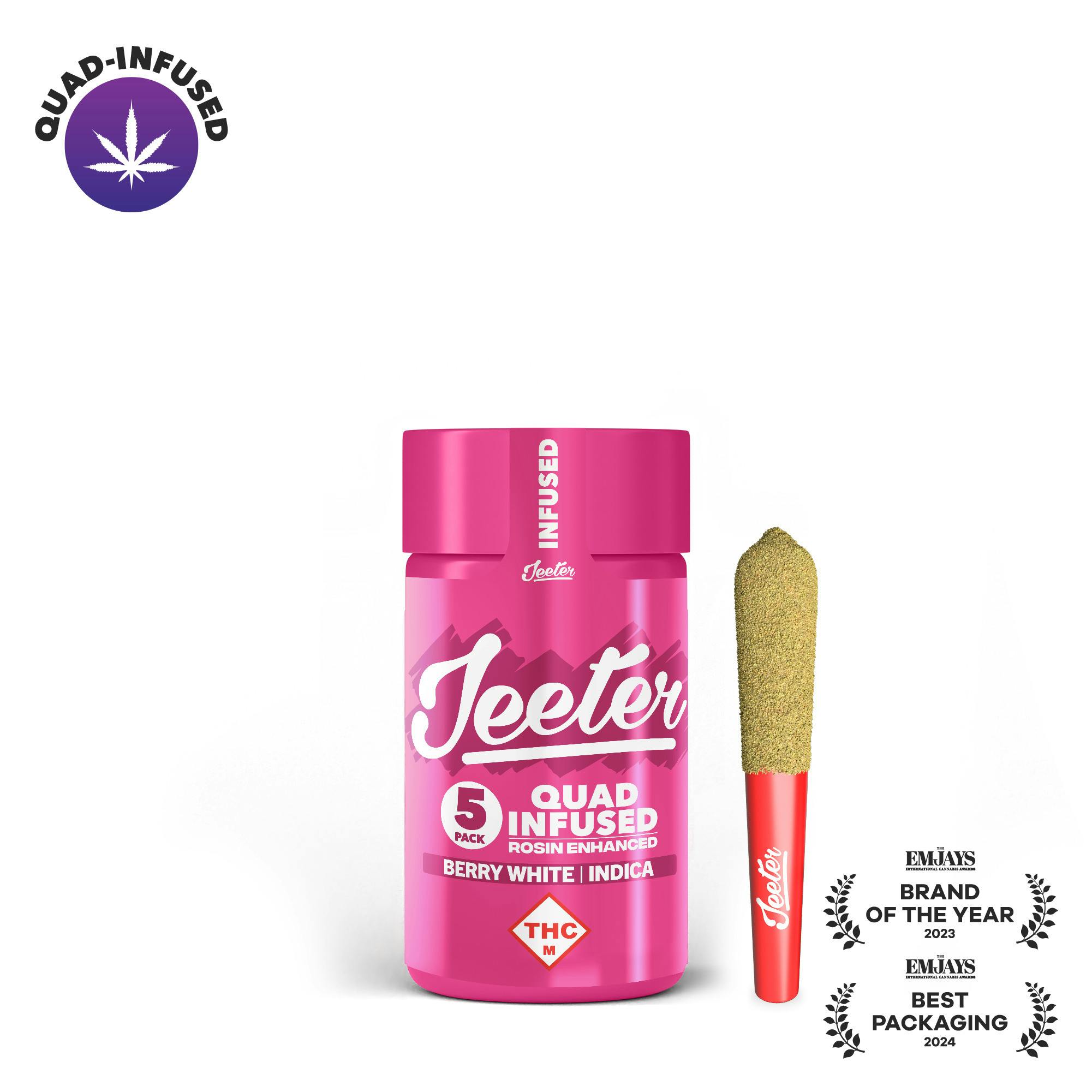 BERRY WHITE || .5G {5PK} QUAD INFUSED PRE-ROLL