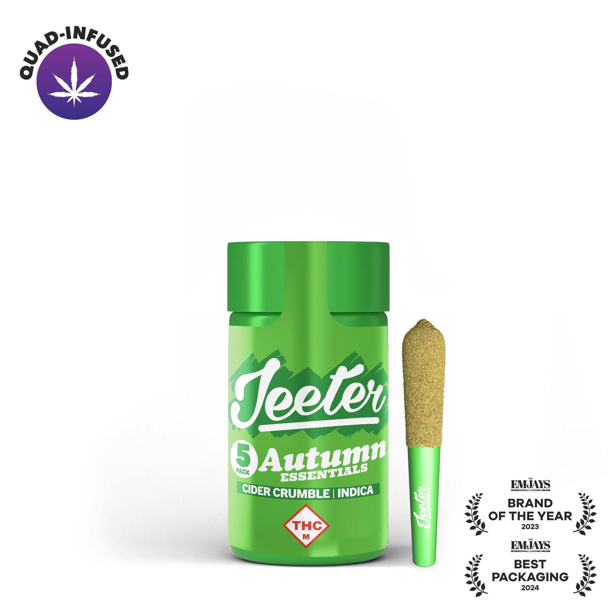 CIDER CRUMBLE || .5G {5PK} ROSIN INFUSED PRE-ROLL