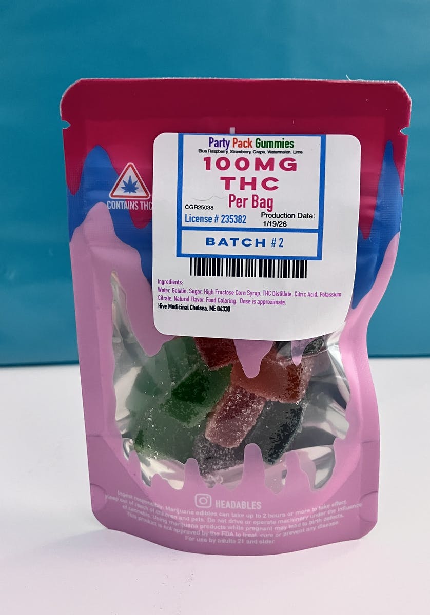 Headables 100mg Gummies: Party Pack