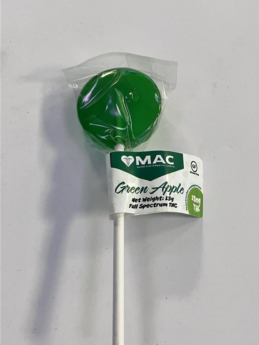 50mg THC Lollipop - Green Apple