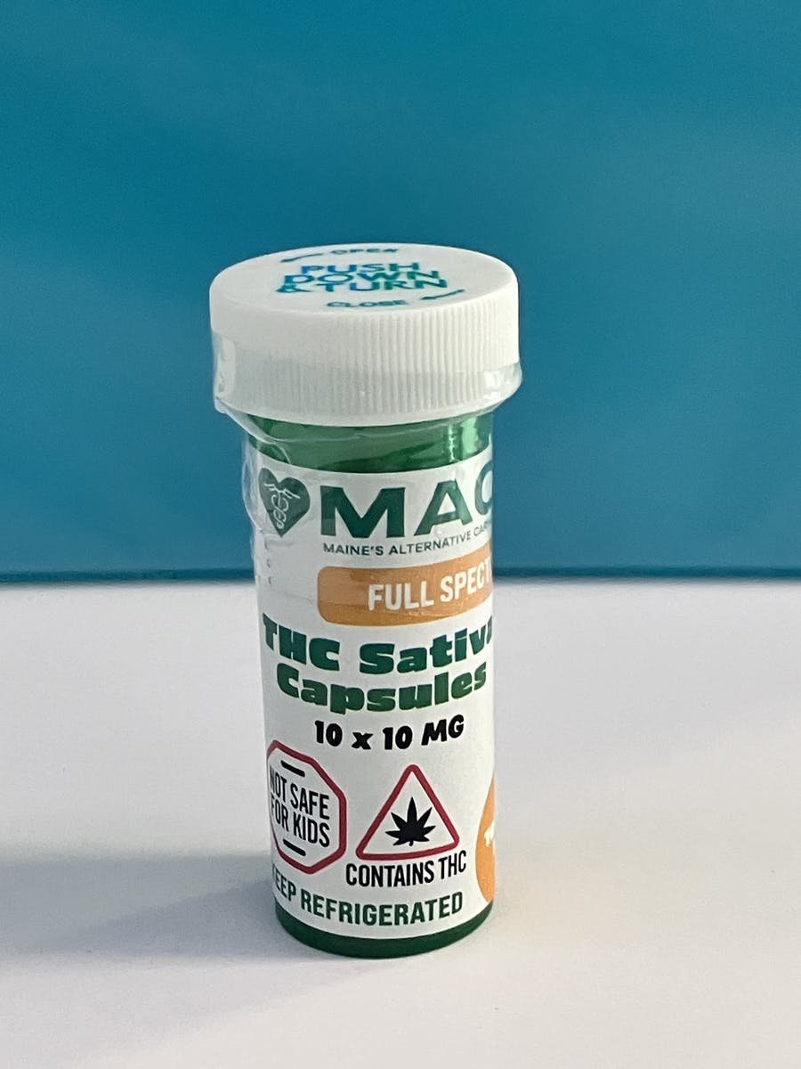 100mg THC Sativa Capsules at Zero Gravity Cannabis - Medical