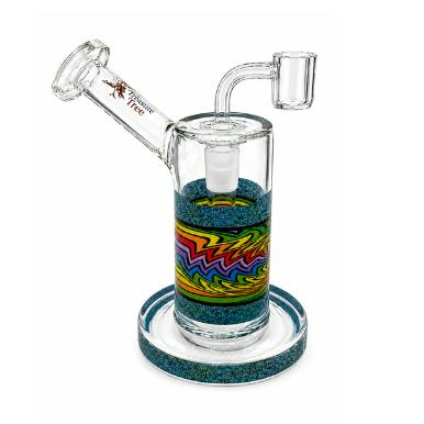 Blue Rainbow Treasure Tree Dab Rig