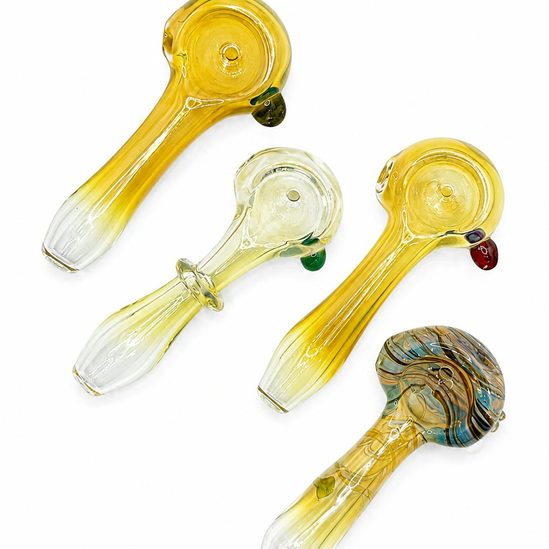 Glass Fumed Pipe/Spoon $14