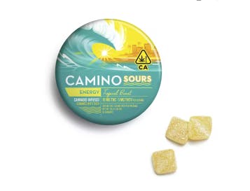 Kiva Camino Sour Gummies Tropical Burst THCV 1:2
