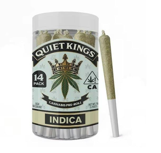 Quiet Kings 14pk Prerolls 7g Purple Bubba