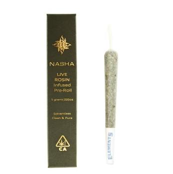 Nasha Rosin Infused Preroll 1g Kept Secret x GMO OZ