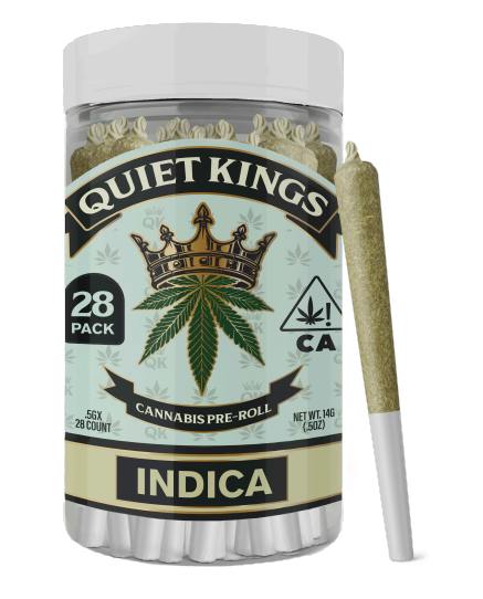 Quiet Kings 28pk Prerolls 14g Black Diamond