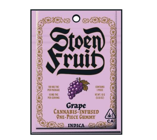 StoenFruit Single Gummy Grape