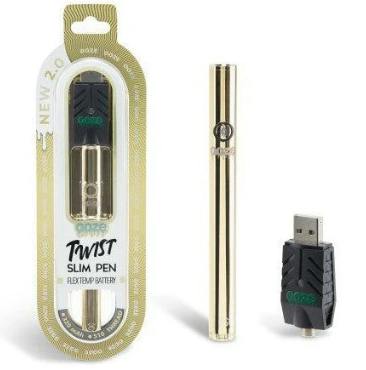 Ooze - Twist Slim 2.0 Battery w/ Charger - Gold
