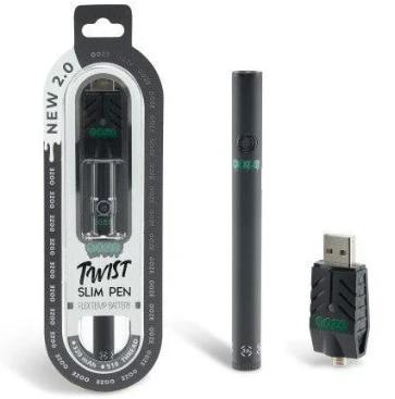 Ooze - Twist Slim 2.0 Battery w/ Charger - Black