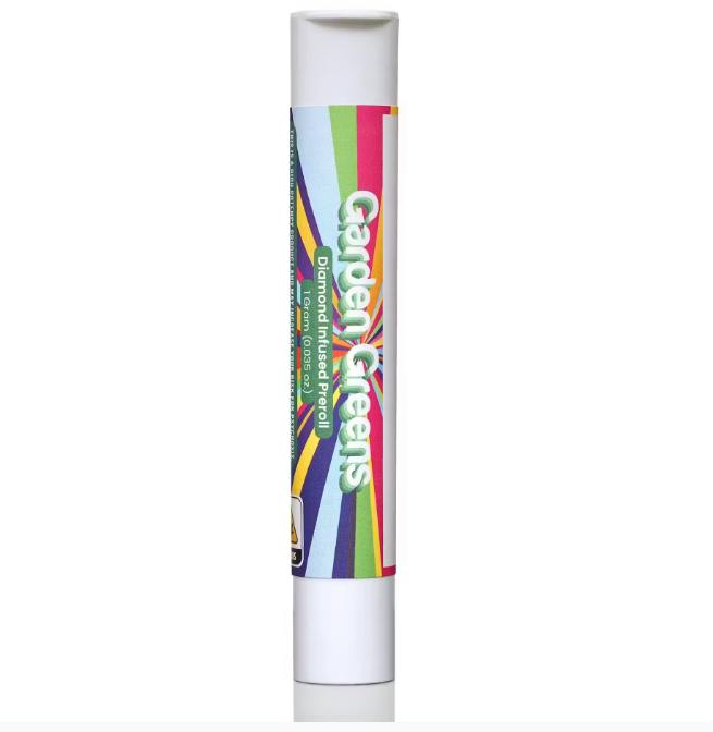 Garden Greens - Fruit Stand Diamond Infused Preroll - 1g at Carry-On Cannabis