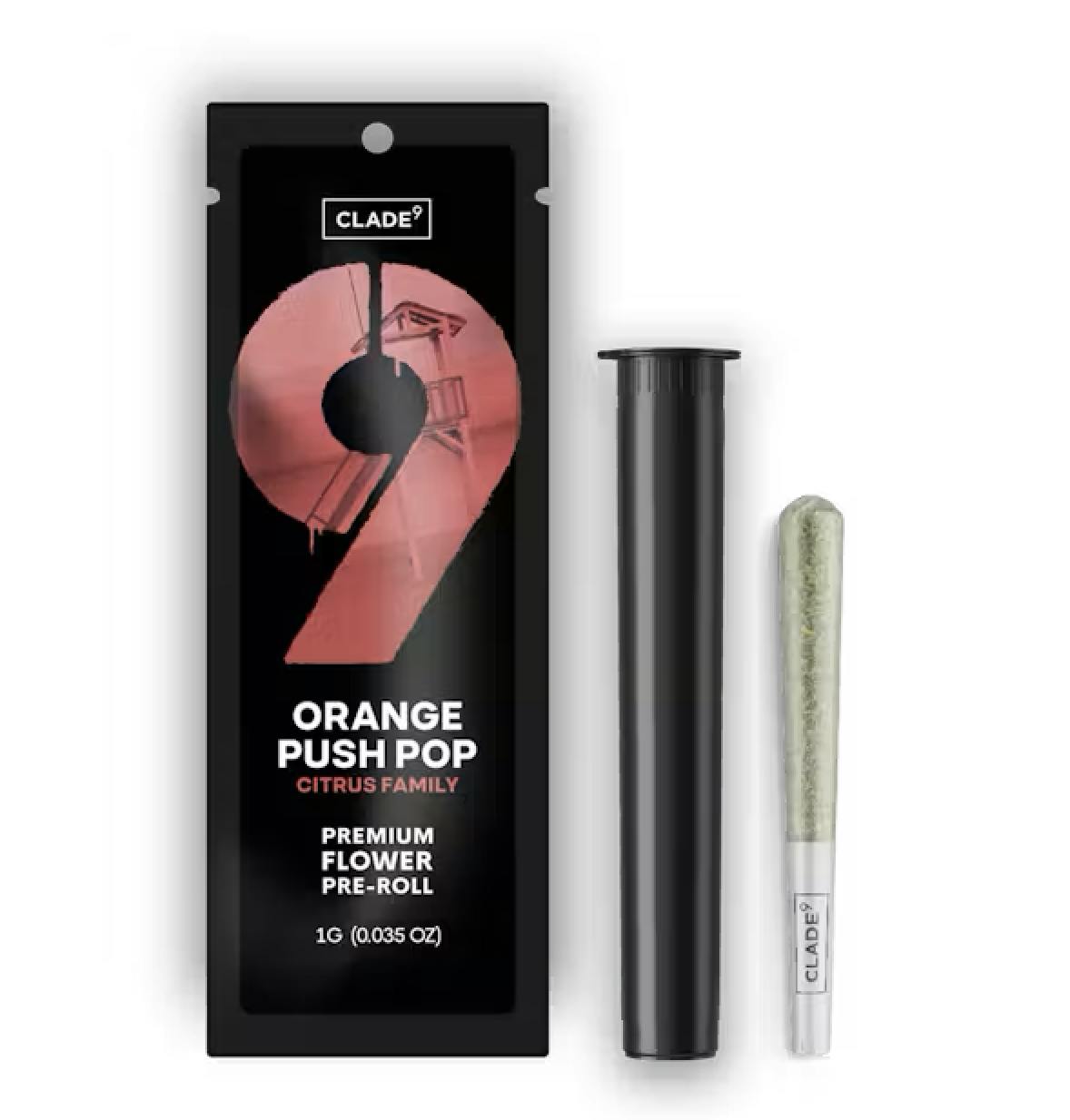 Orange Push Pop