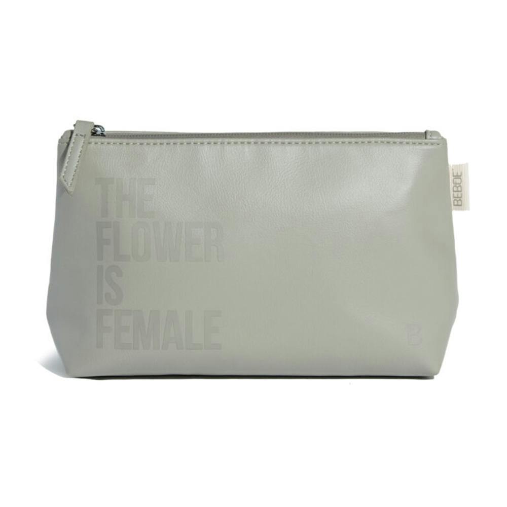 Flower Is Female Stash Pouch - Grey
