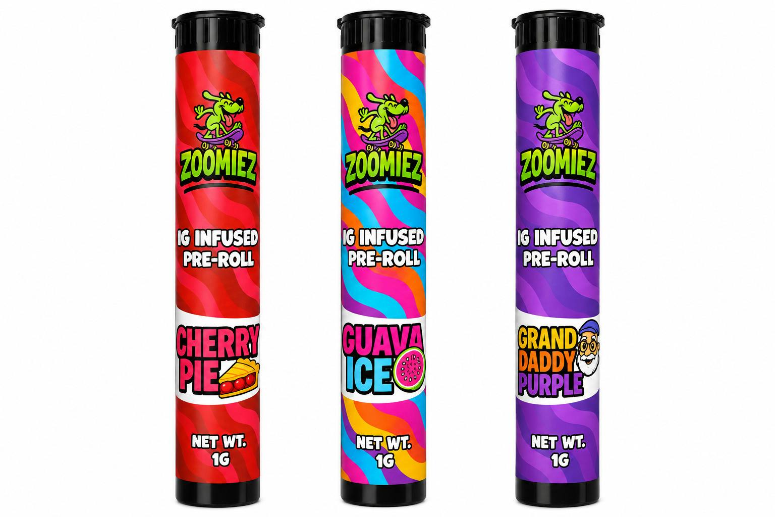 Zoomiez | Cherry Pie | 1g Infused Preroll | REC
