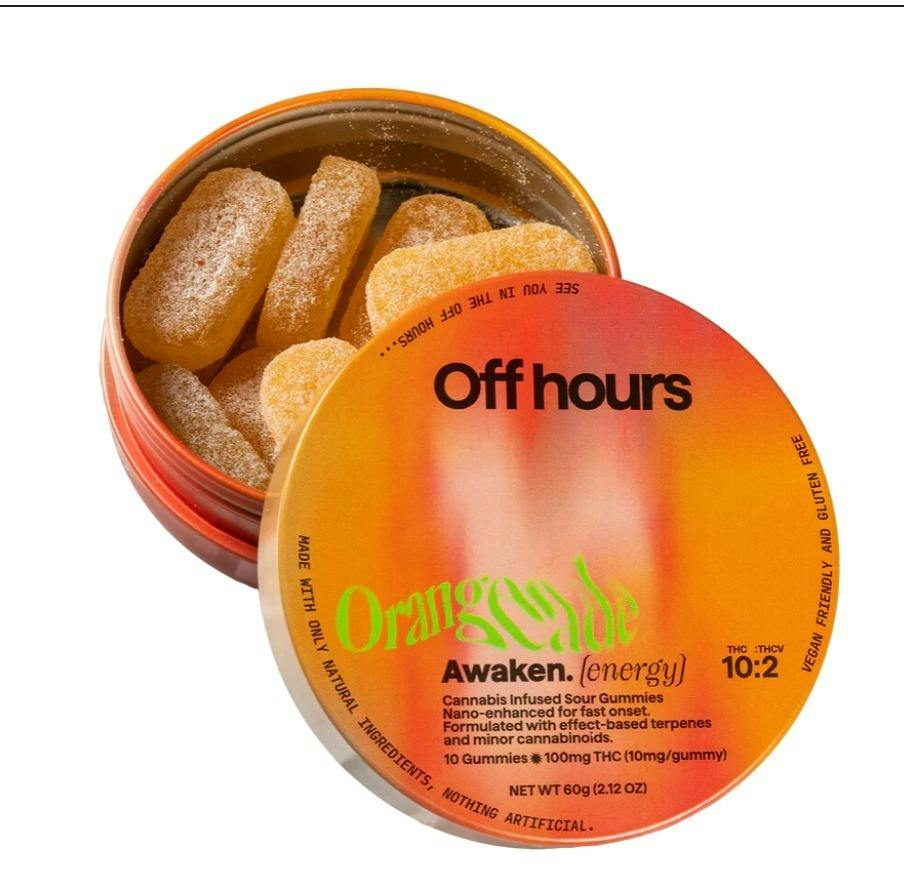 Off Hours | Awaken Orangeade Gummies 10pk 10mg