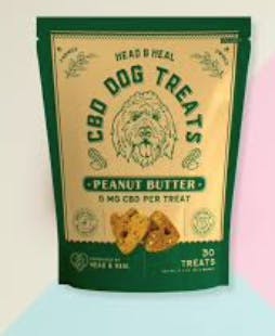 Head and Heal | Peanut Butter Dog Treats 5mg