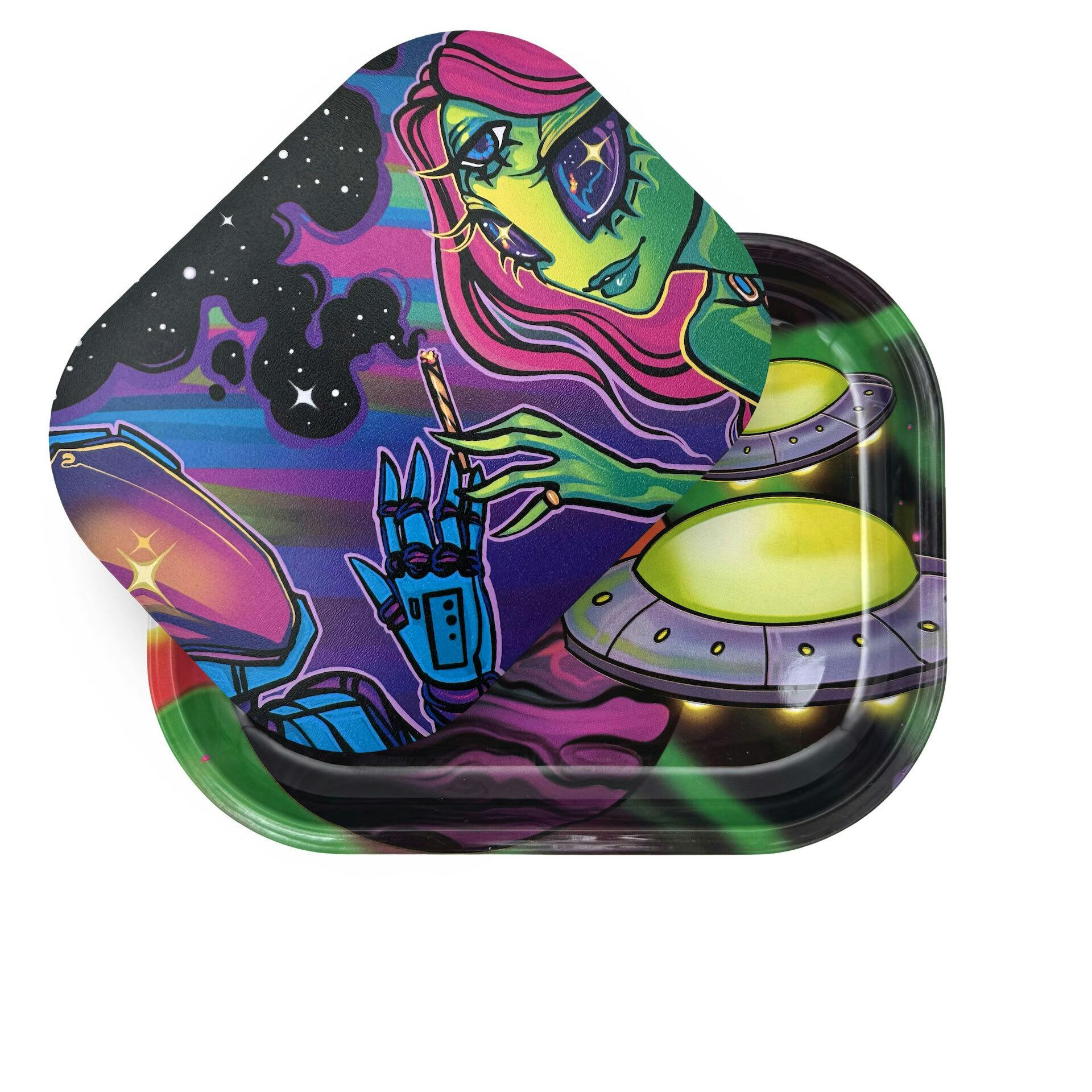 Rolling Tray With Magnetic Cover