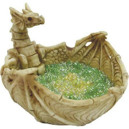 Bone Dragon Green\Purple Glittering Ashtray