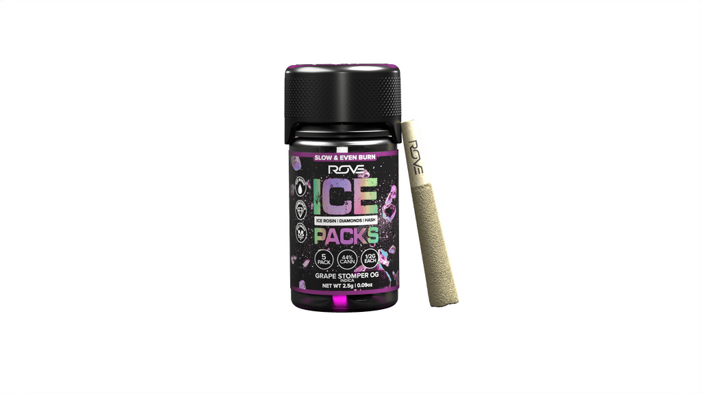 Rove Ice Packs Grape Stomper Infused Pre-Roll 2.5g