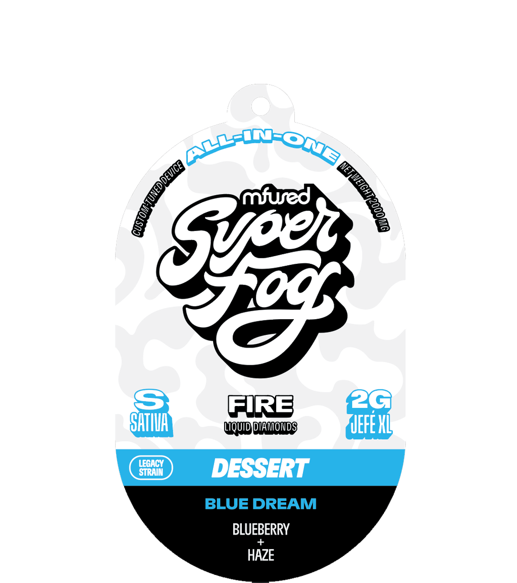 SuperFog Fire Blue Dream Live Resin 2g All-In-One